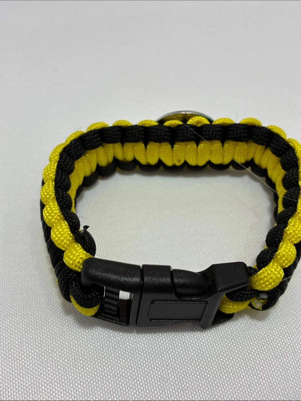 Black & Gold Steelers NFL Pittsburgh Braided Rope Wrist Bracelet